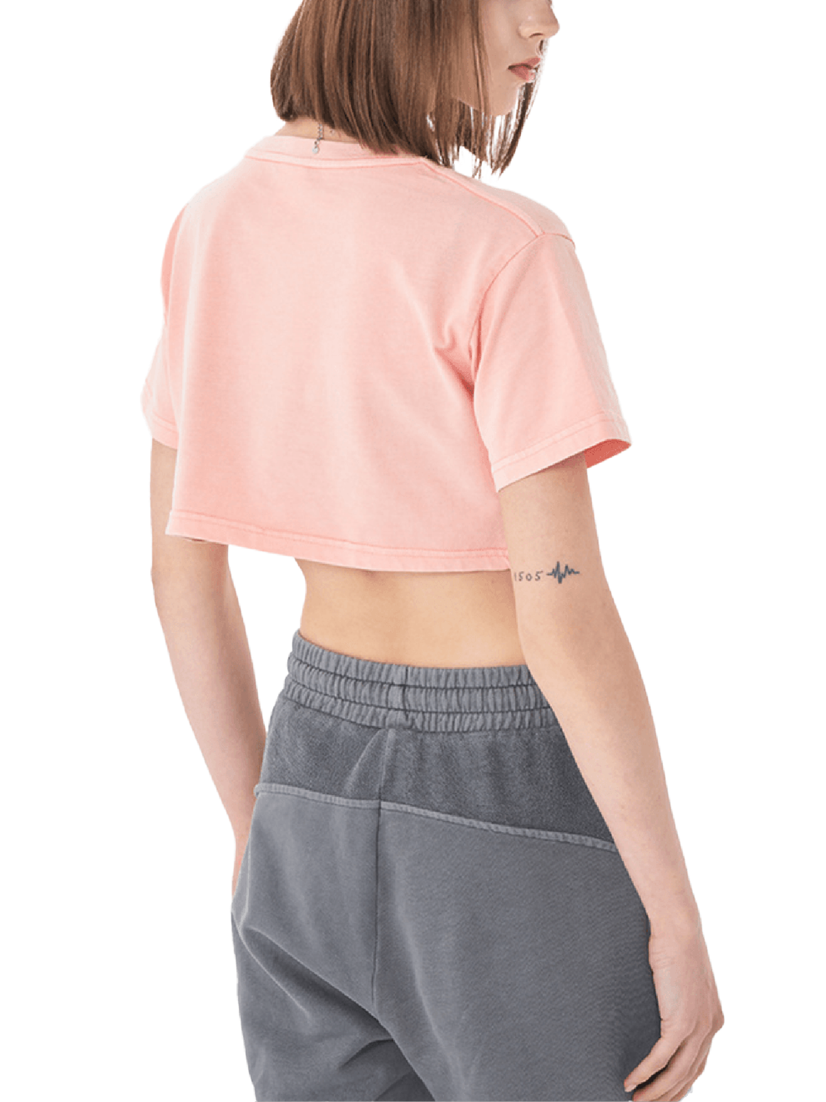 Snow Washed Crop Top source image 5
