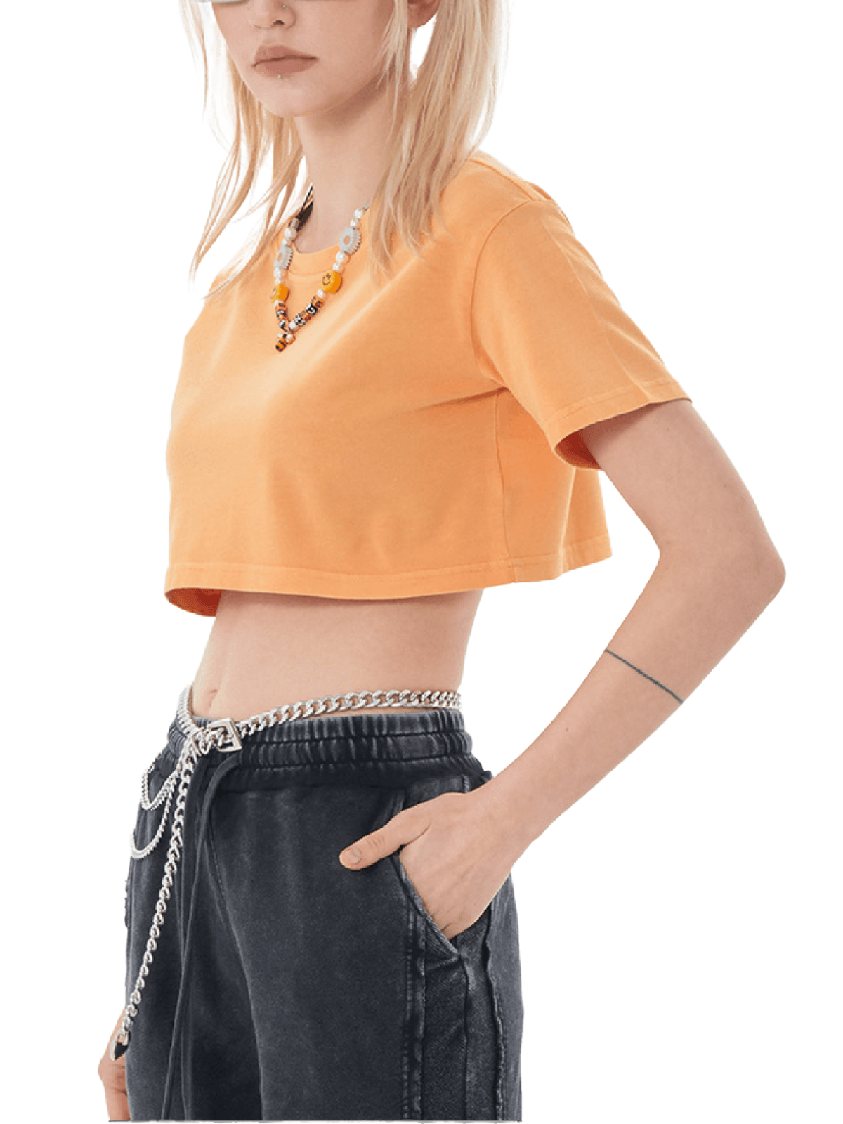 Snow Washed Crop Top source image 7