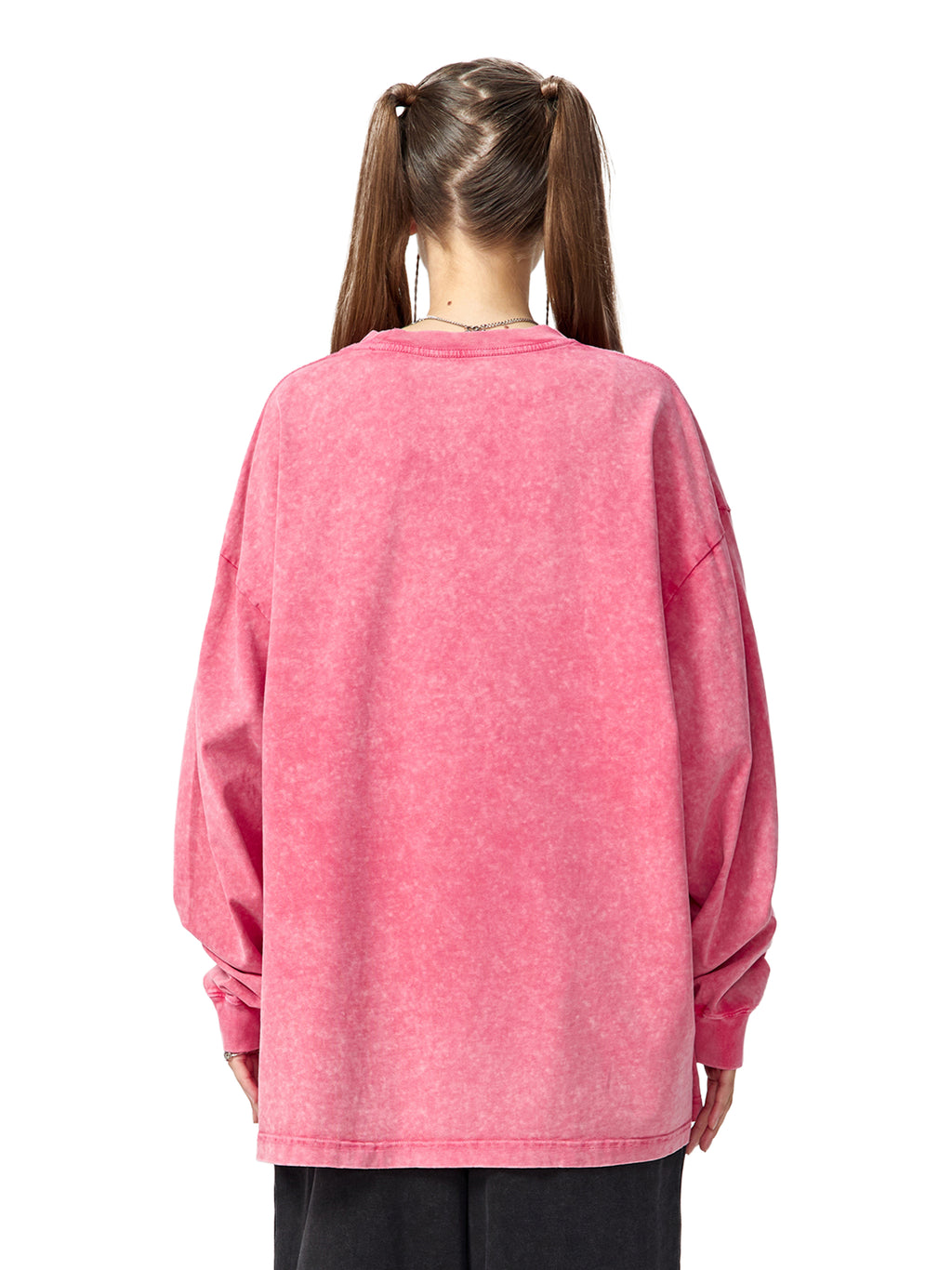 Snow Washed Frayed Edge T-Shirt source image 10