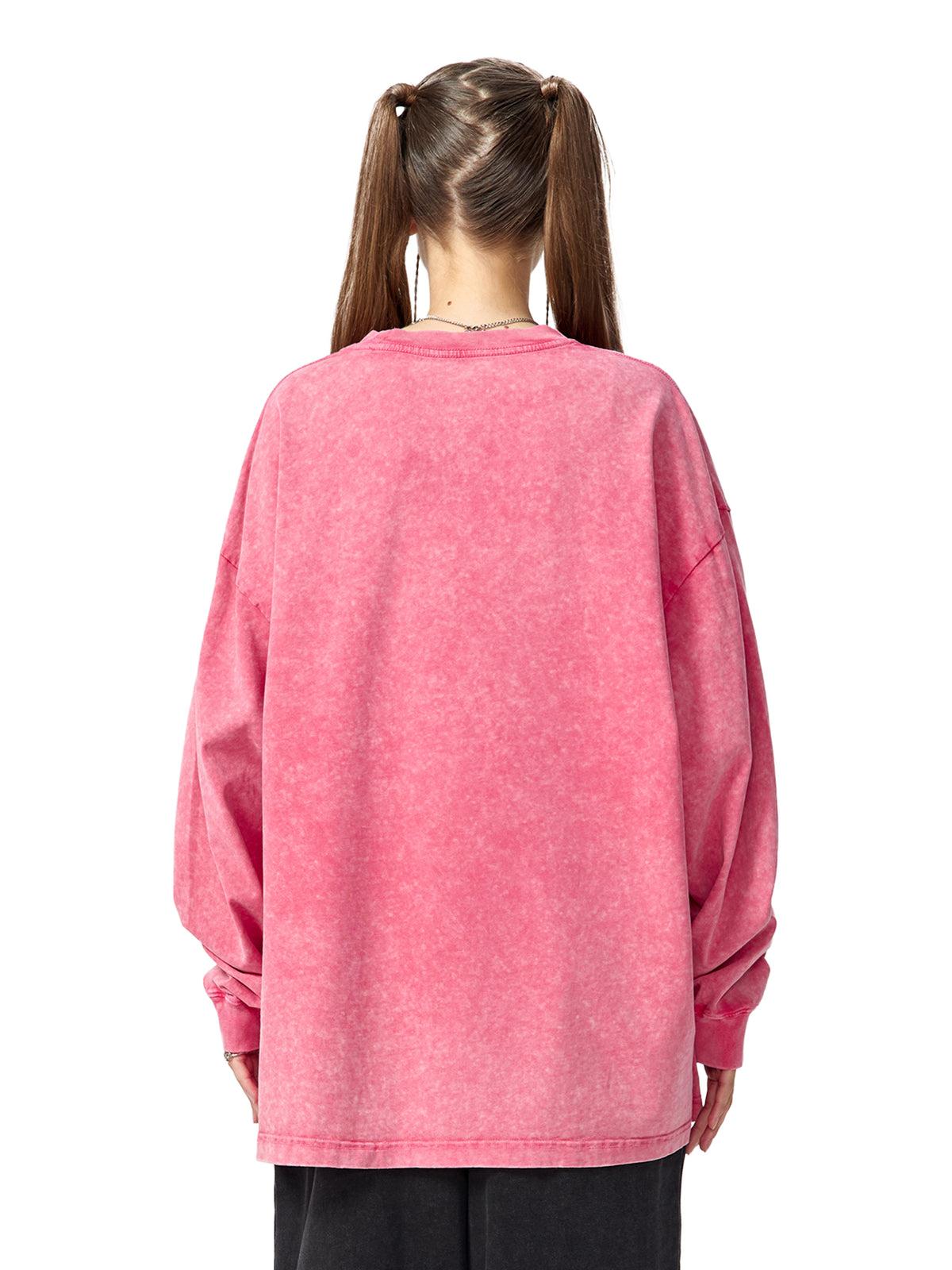 Snow Washed Frayed Edge T-Shirt source image 10
