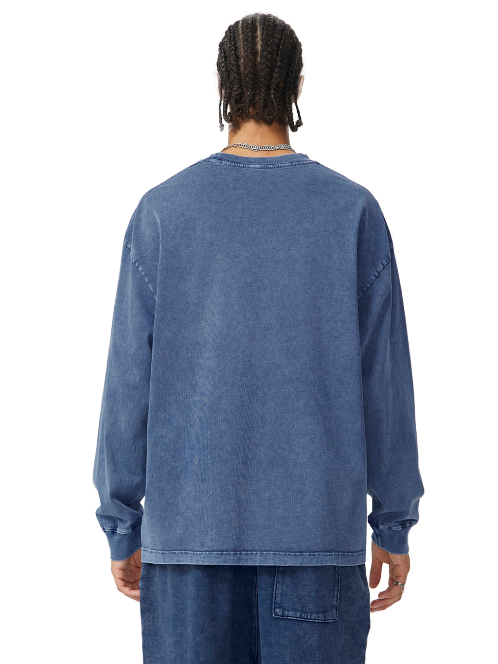 Snow Washed Frayed Edge T-Shirt source image 5