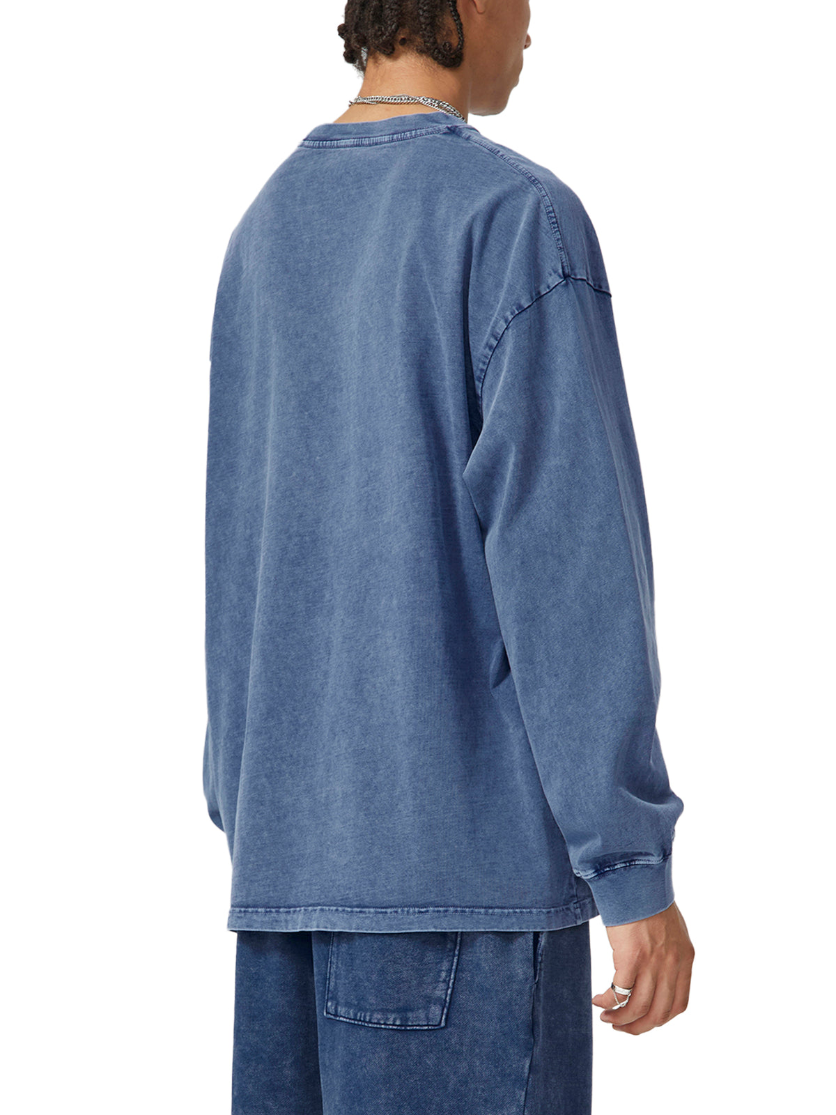 Snow Washed Frayed Edge T-Shirt source image 7