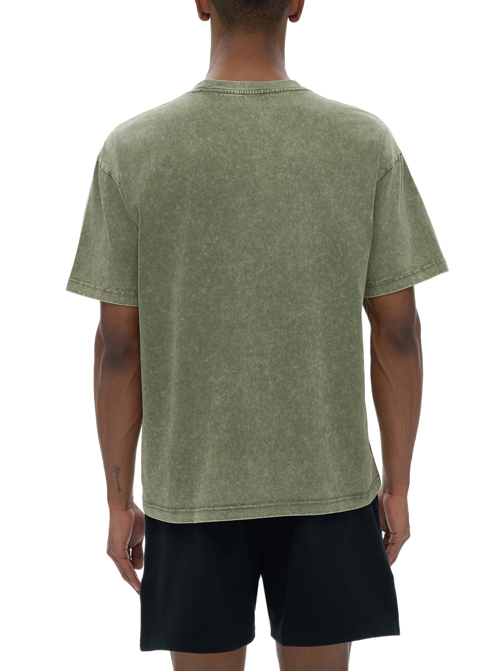 Snow Washed Heavyweight Oversize T-Shirt source image 5