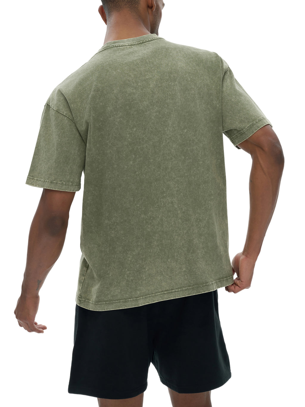 Snow Washed Heavyweight Oversize T-Shirt source image 6