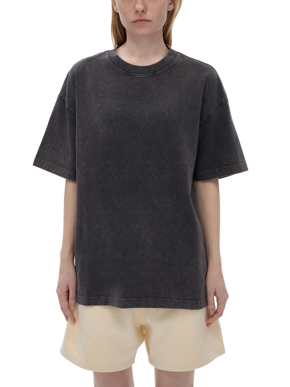 Snow Washed Heavyweight Oversize T-Shirt source image 8