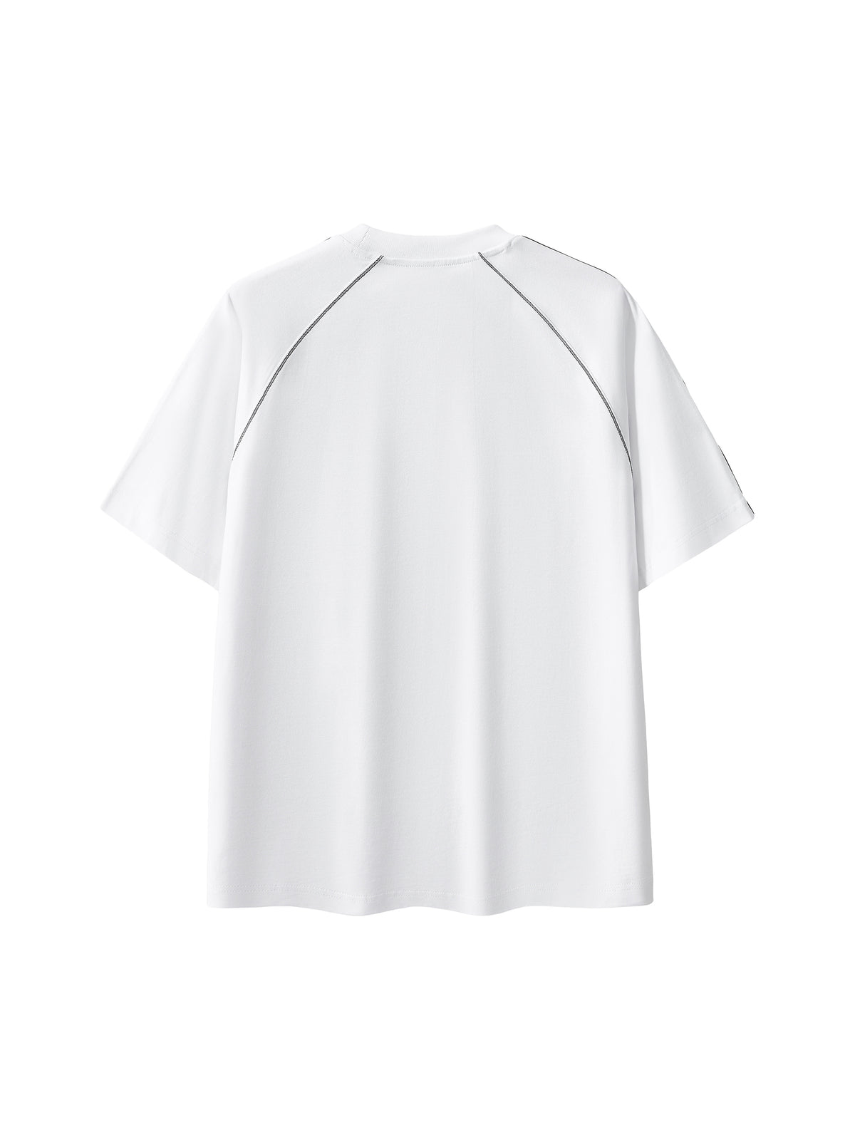 Striped Contrast Stitch T-Shirt