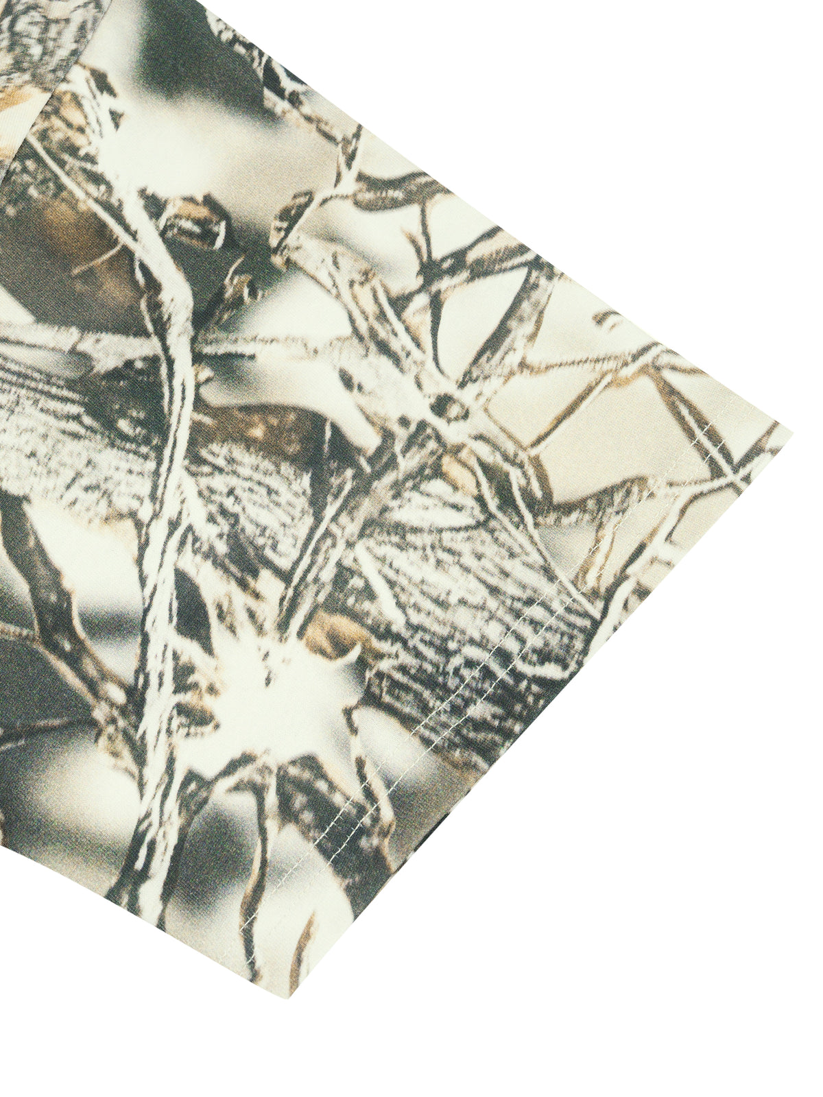 Unisex Tree Camo Boxy T-Shirt fabric detail