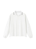 Unisex Boxy Collared Detachable Sweatshirt