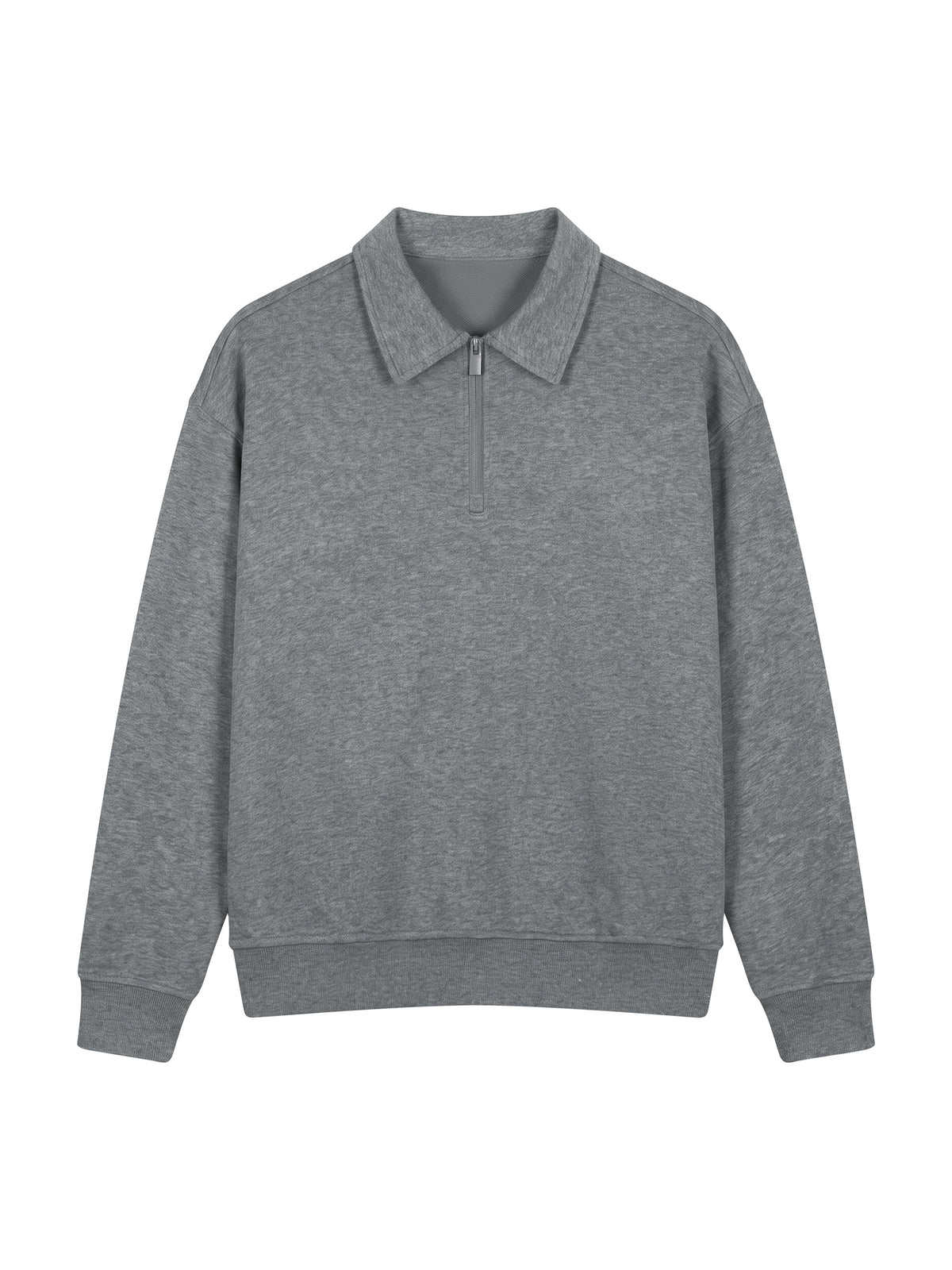 Unisex Boxy Quarter-Zip Sweatshirt