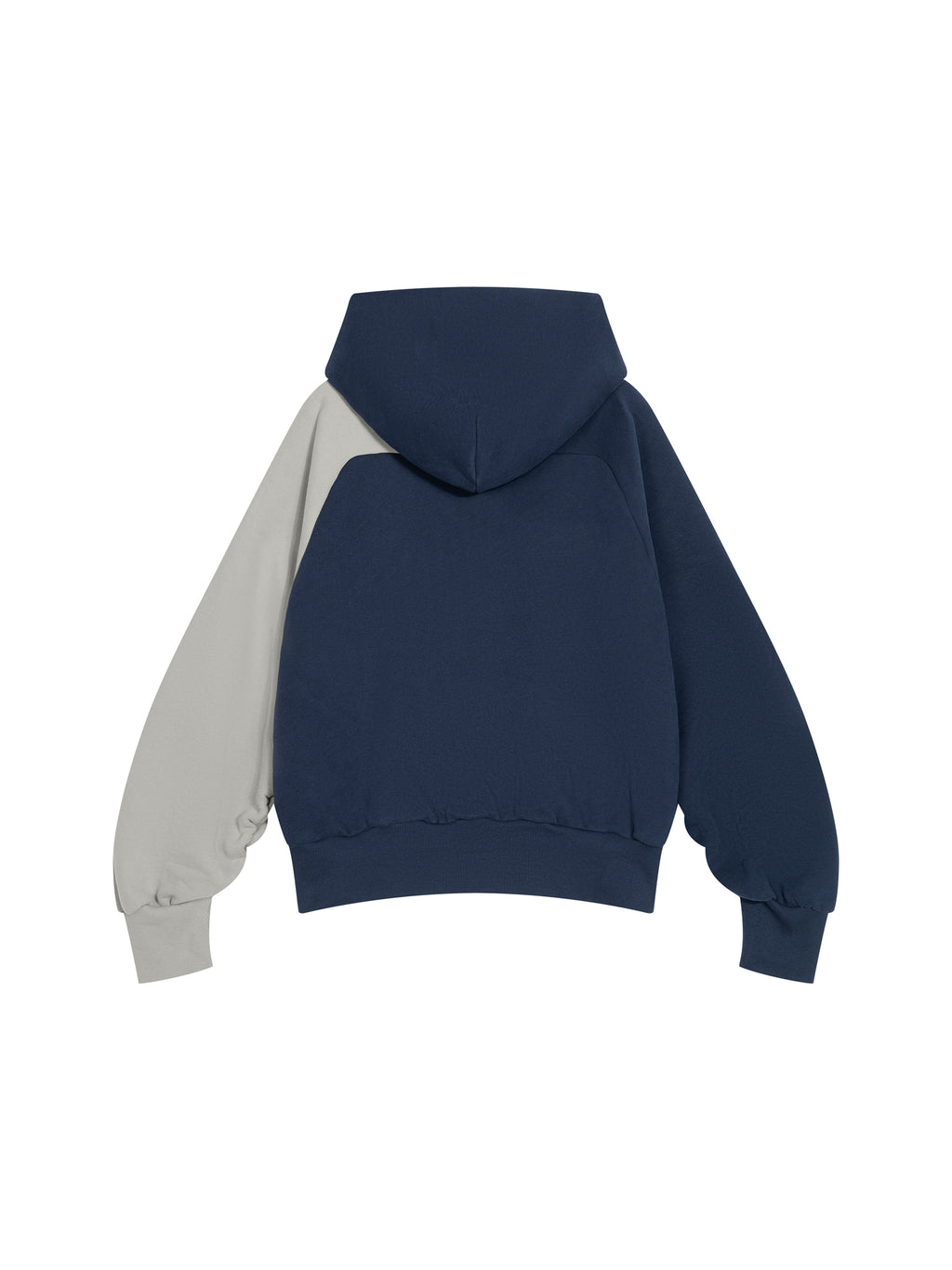 Unisex Color-Block Fleece Hoodie