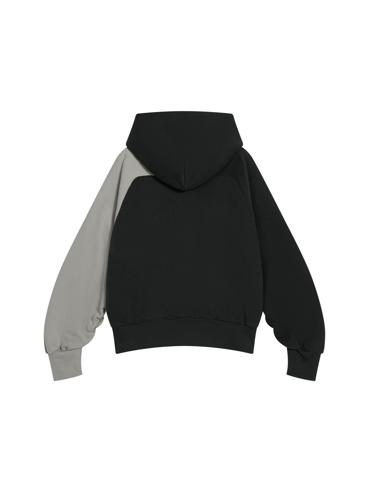 Unisex Color-Block Fleece Hoodie