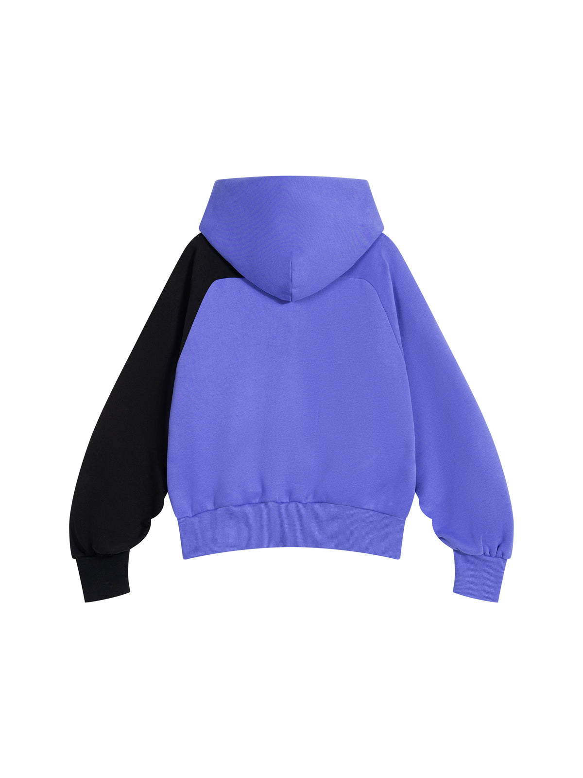 Unisex Color-Block Fleece Hoodie