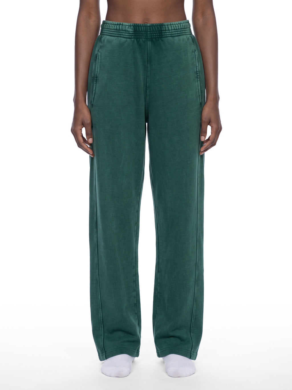 Unisex Mineral Wash Straight Sweatpants