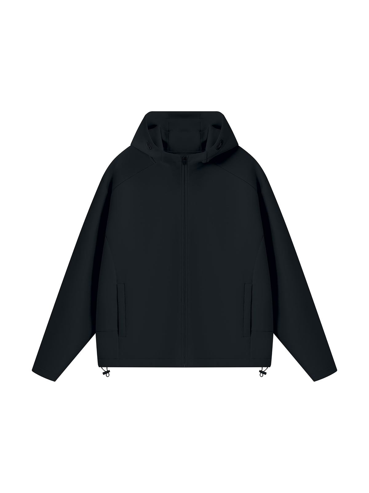 Unisex Paneled Full Zip Hoodie