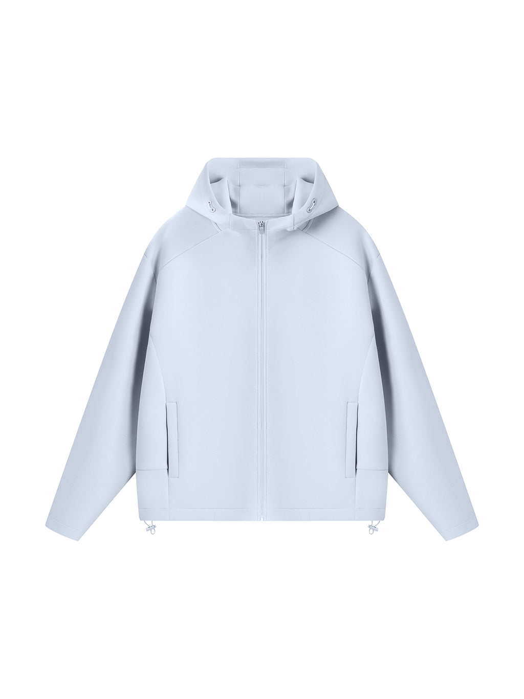 Unisex Paneled Full Zip Hoodie