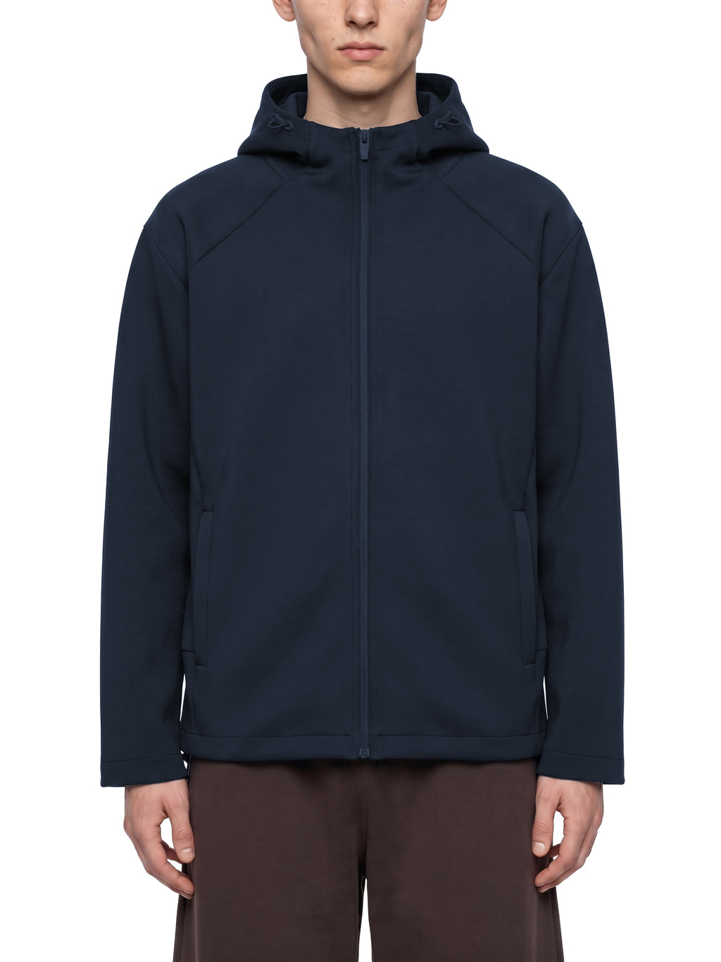 Unisex Paneled Full Zip Hoodie