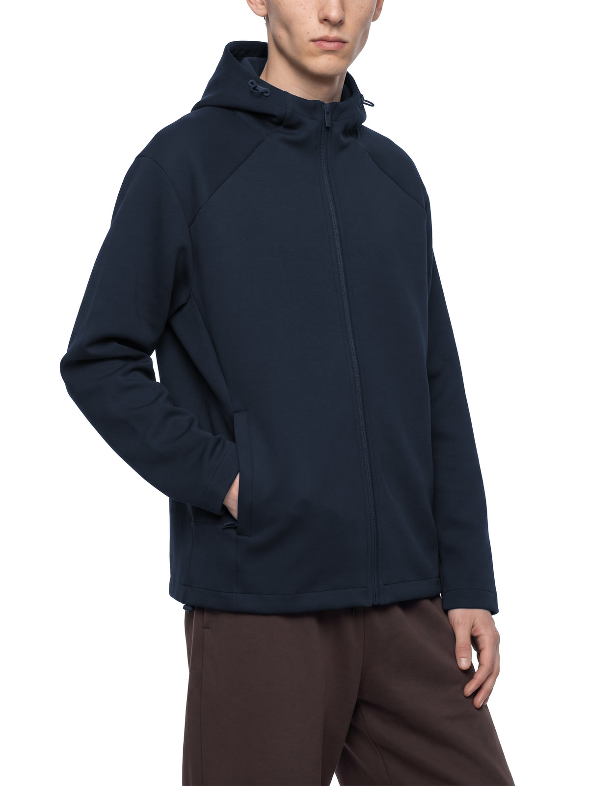 Unisex Paneled Full Zip Hoodie