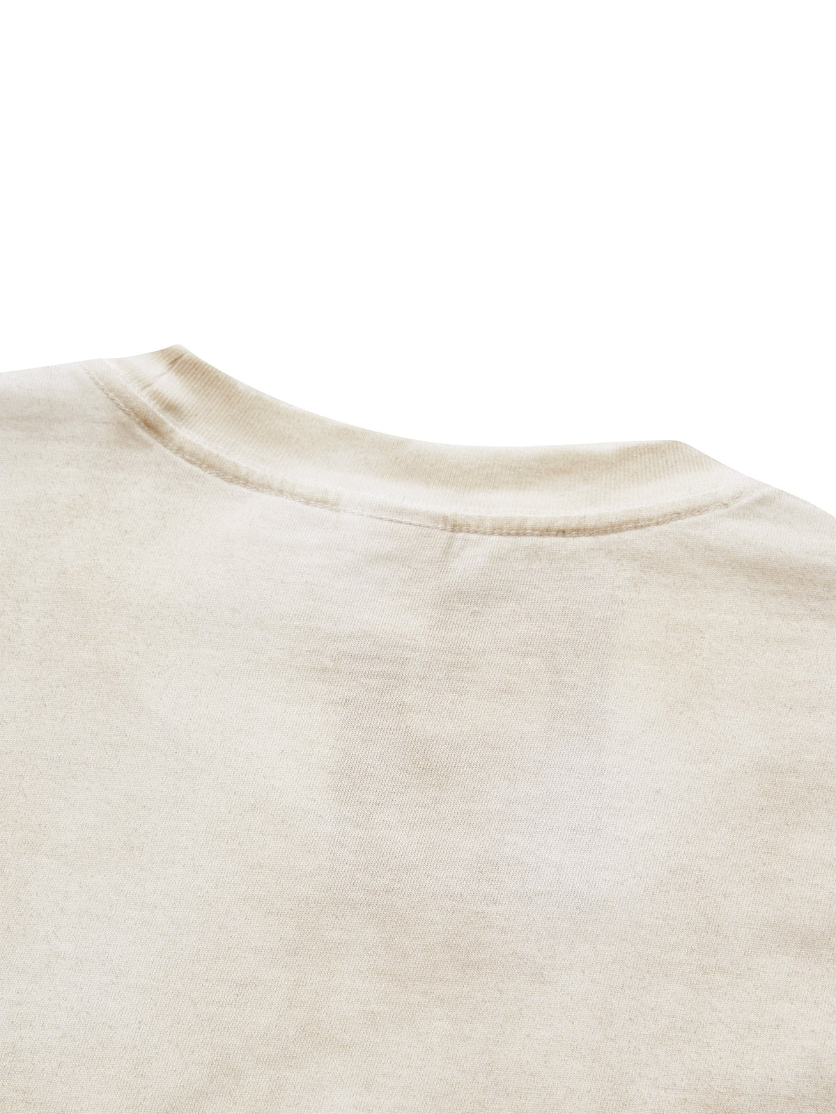 Unisex Vintage Wash Leopard Paneled Layer T-Shirt