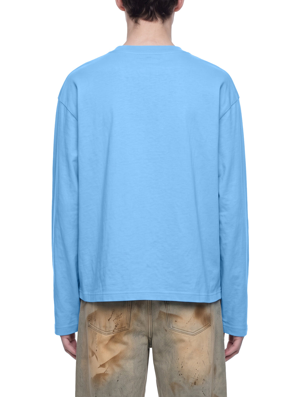 Unisex Vintage Wash Long Sleeve Boxy T-Shirt