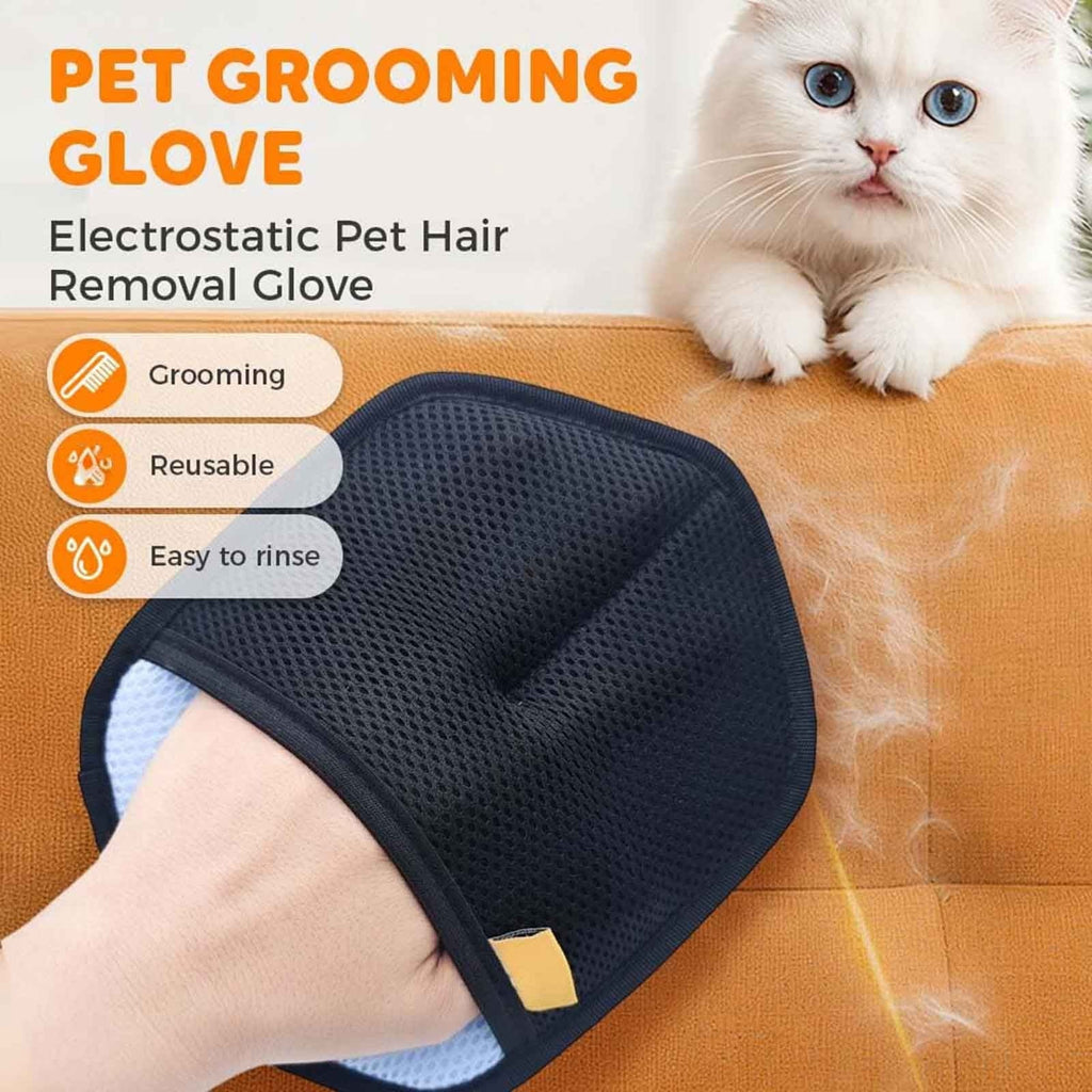 Pet Static Electricity Hair Removal Gloves Pet Remover 2026 New Electrostatic Pet Removal Gloves for
