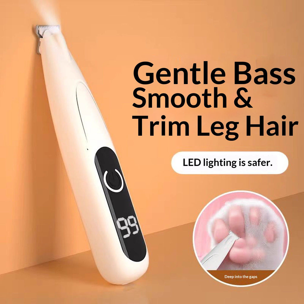 Pet Micro Precision Trimmer Multifunctional Pet Hair Clippers for Grooming with LED Light Low Noise