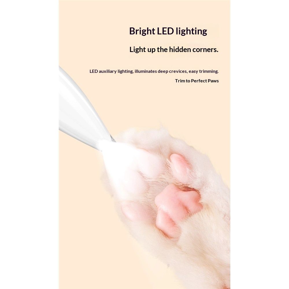 Pet Micro Precision Trimmer Multifunctional Pet Hair Clippers for Grooming with LED Light Low Noise