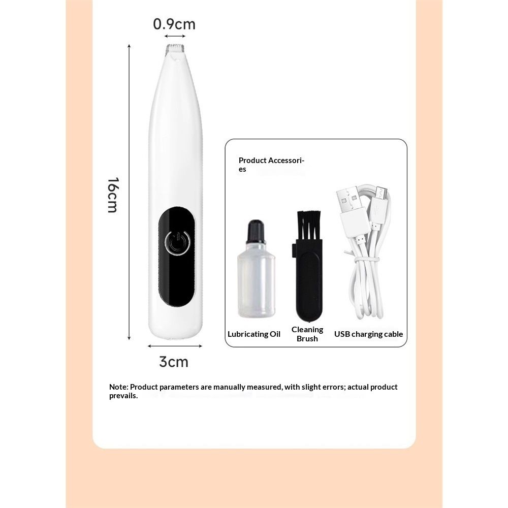 Pet Micro Precision Trimmer Multifunctional Pet Hair Clippers for Grooming with LED Light Low Noise