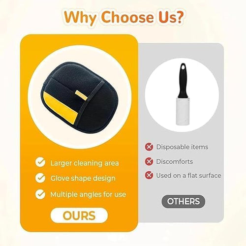 Electrostatic Gloves Pet Hair Removal Pet Hair Removal Glove Reusable Electrostatic Gloves Pet Hair Pet