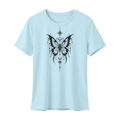 Celestial Butterfly Women's Regular Fit T-Shirt V2 - Sky Blue front mockup