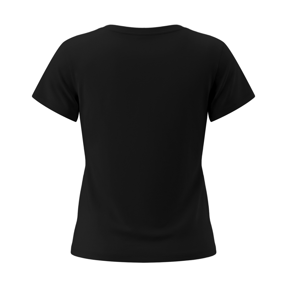 ADHD Macarena Women's Tencel Baby T-Shirt V2 - Black back 3D mockup