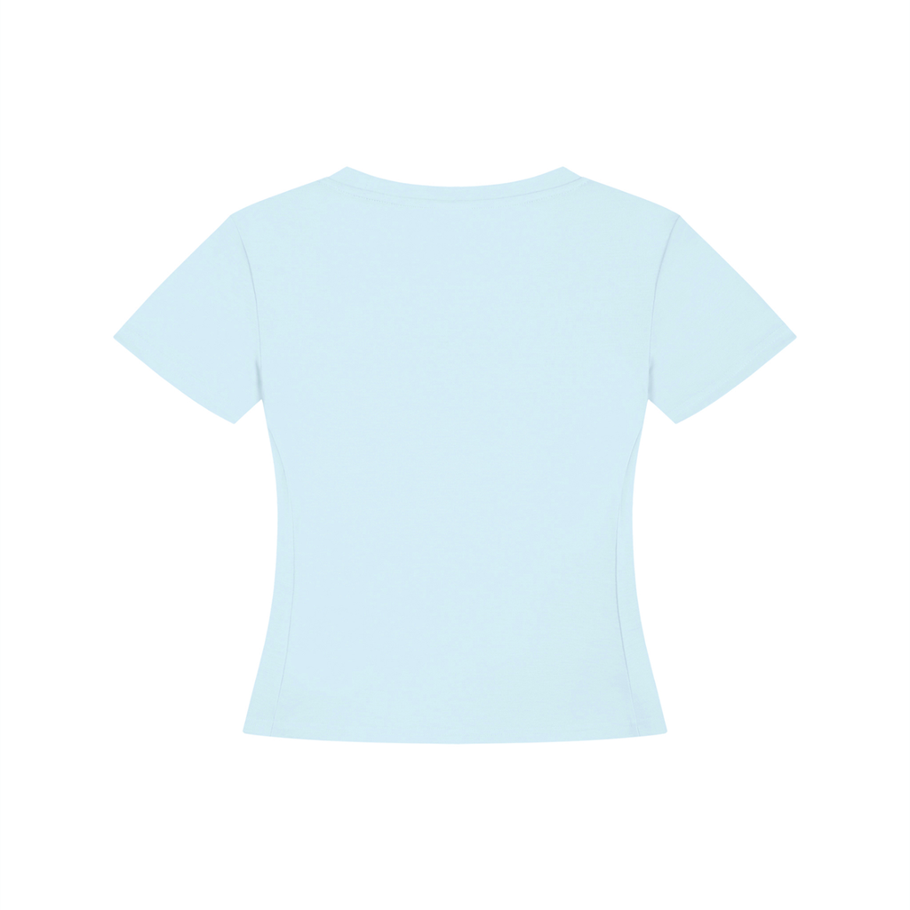 ADHD Macarena Women's Tencel Baby T-Shirt V2 - Light Blue back