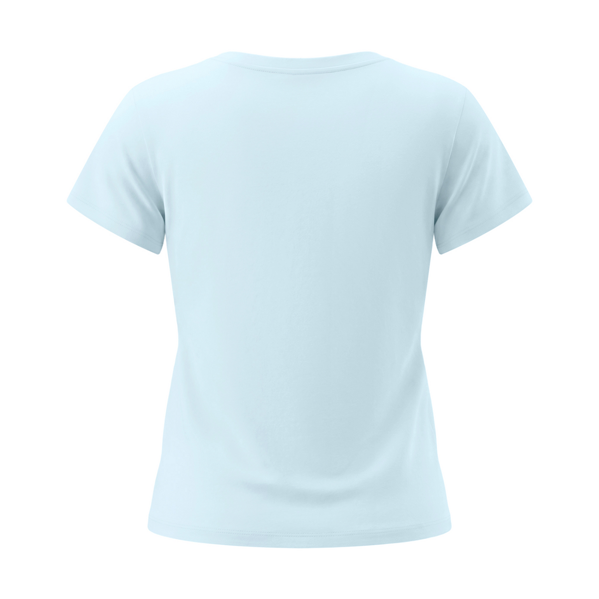 ADHD Macarena Women's Tencel Baby T-Shirt V2 - Light Blue back 3D mockup
