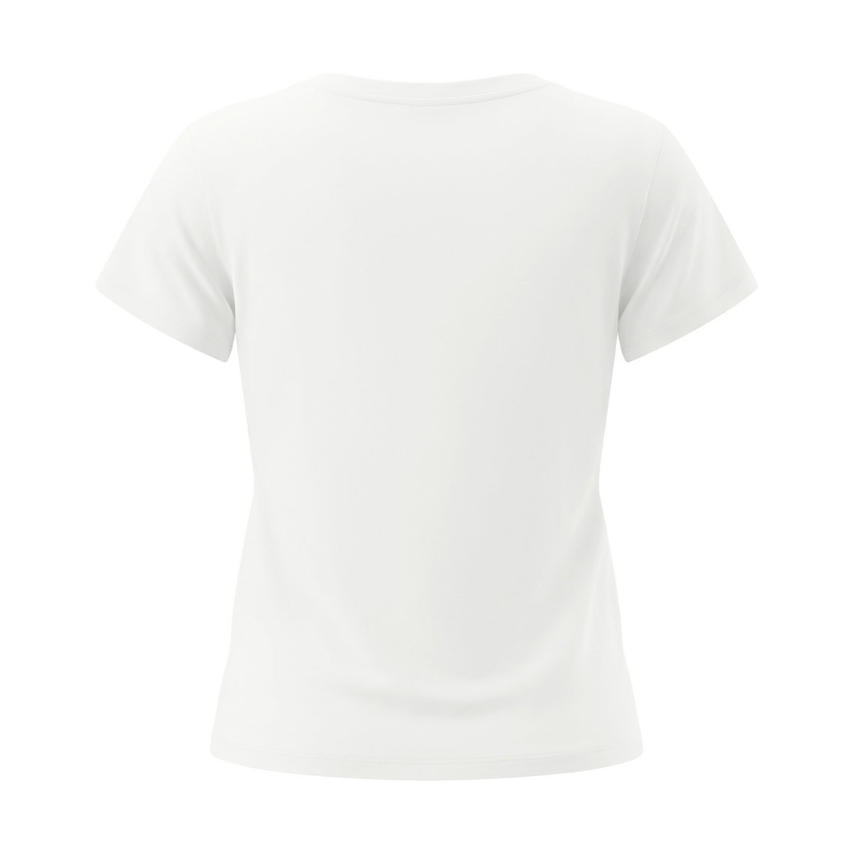 ADHD Macarena Women's Tencel Baby T-Shirt V2 - White back 3D mockup