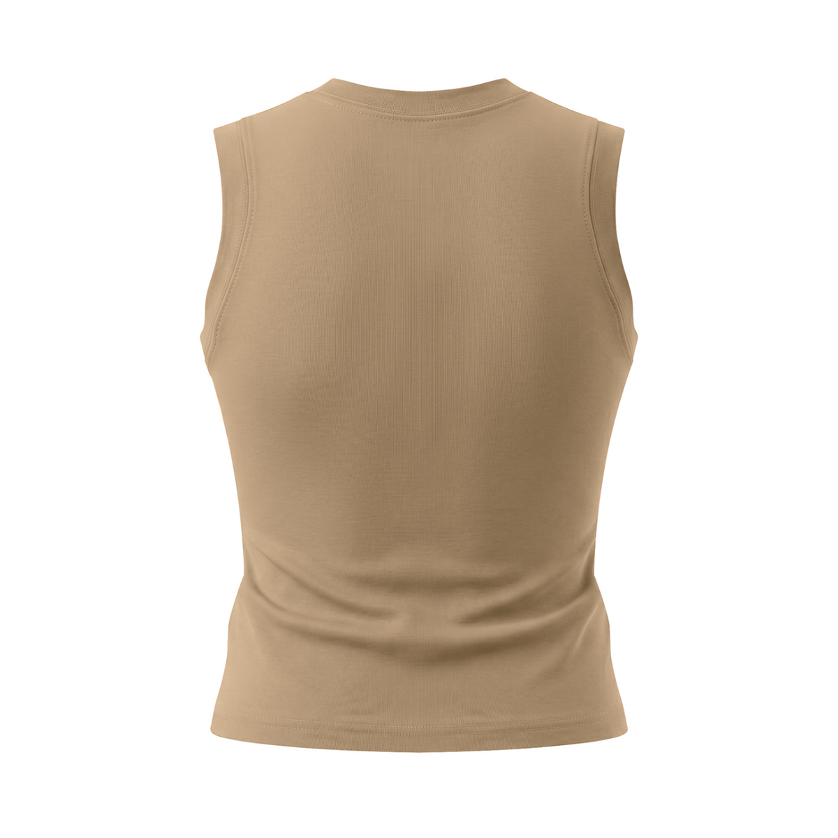 Celestial Butterfly Women’s Crewneck Tank Top V2 - Khaki back mockup