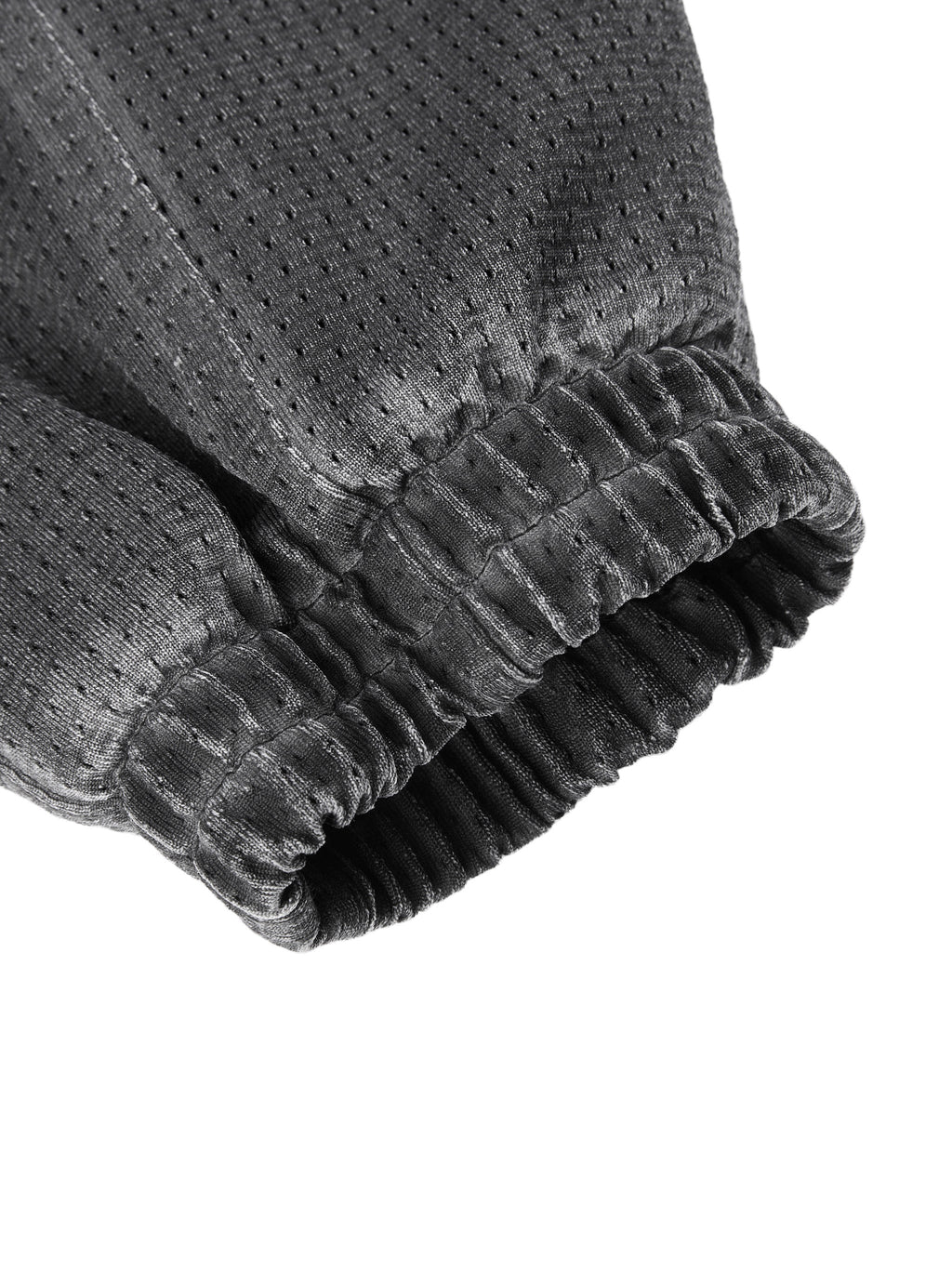 Unisex Vintage Wash Full Zip Mesh Jacket