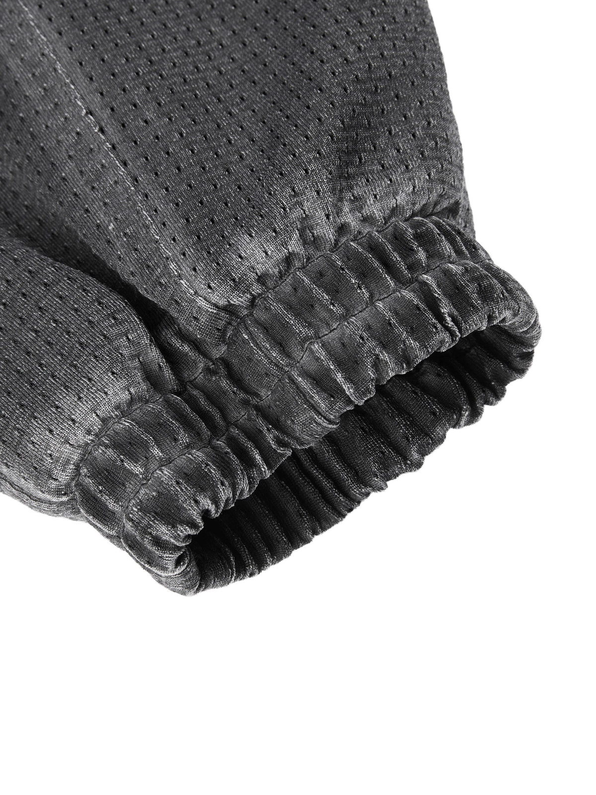 Unisex Vintage Wash Full Zip Mesh Jacket