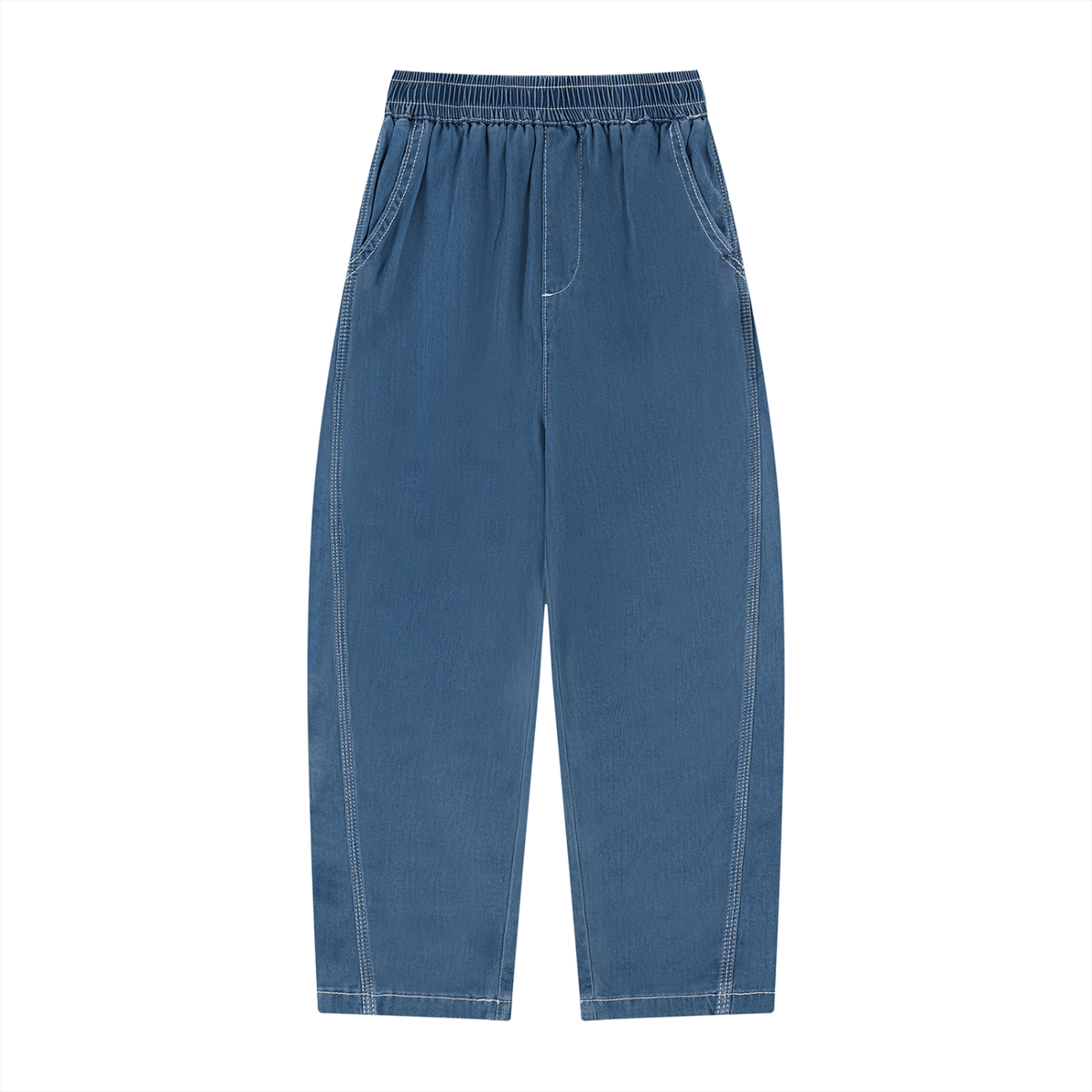 Kids' Vintage-Wash Straight-Leg Jeans