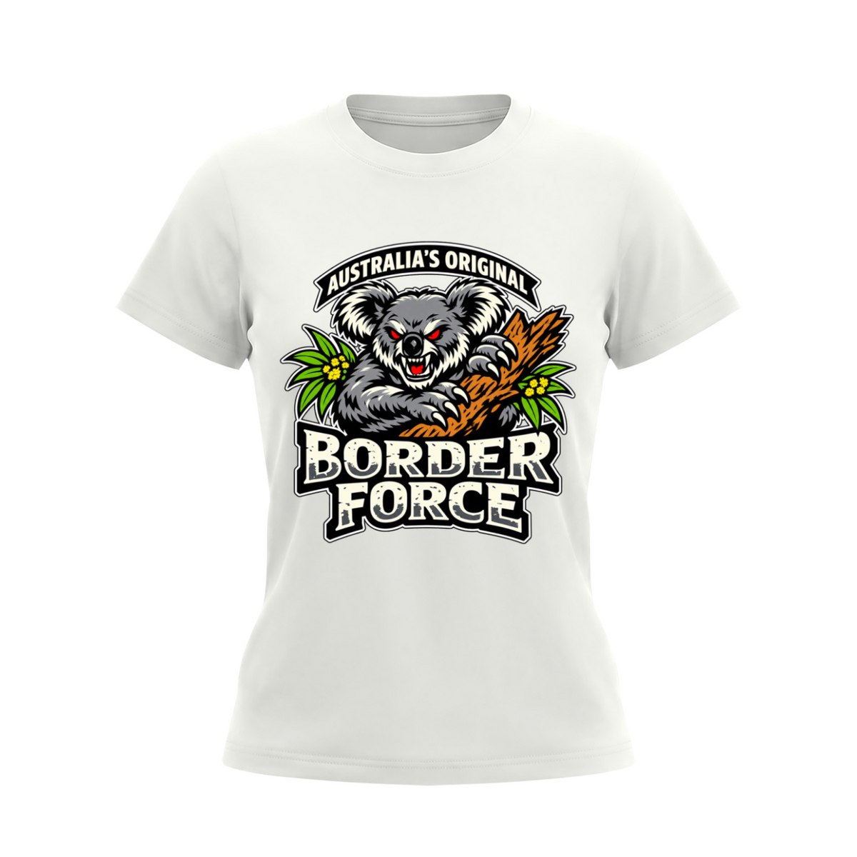 Drop Bear Women's Slim Fit Crewneck T-Shirt