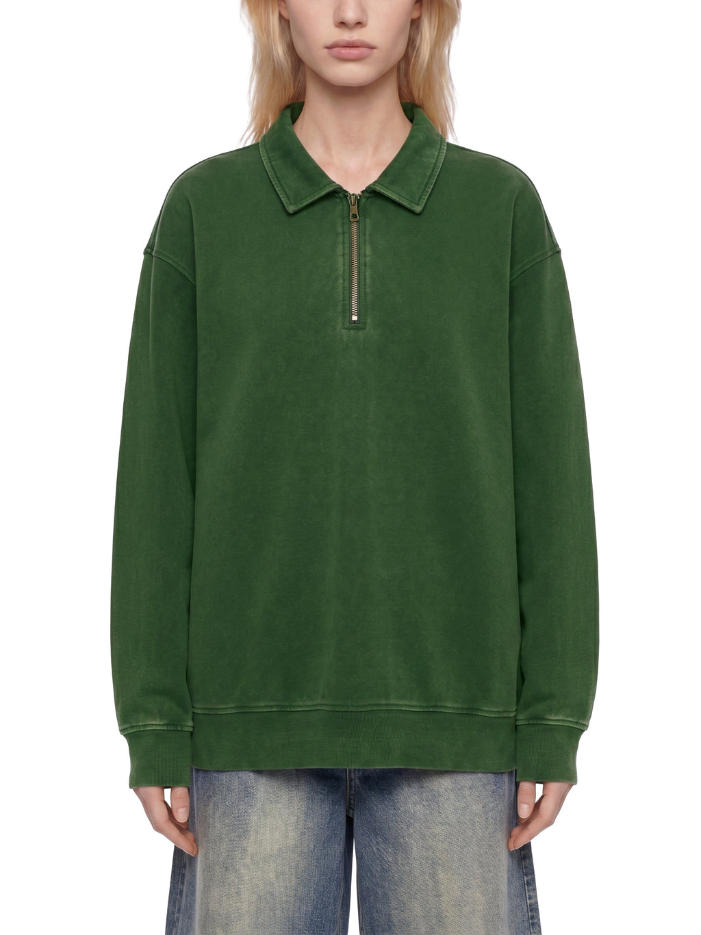 Unisex Vintage Wash Quarter-Zip Sweatshirt