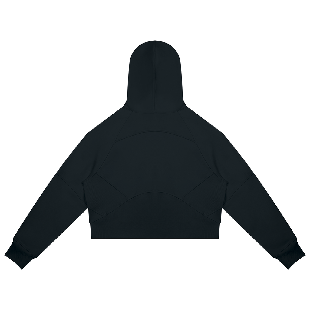 Women’s Cropped Zip-Through Hoodie