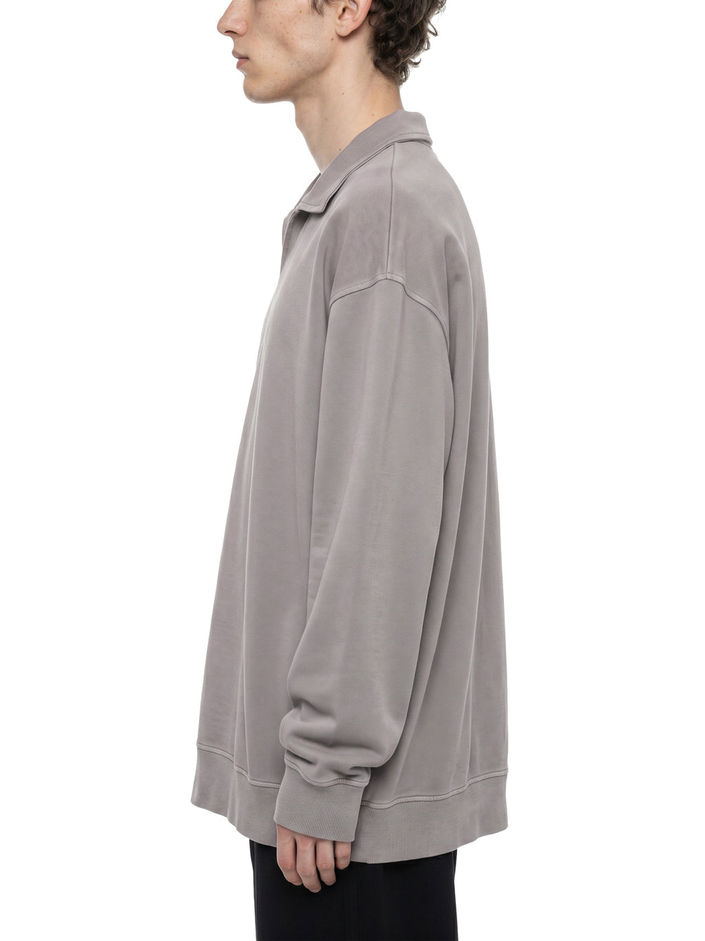 Unisex Vintage Wash Collared Sweatshirt