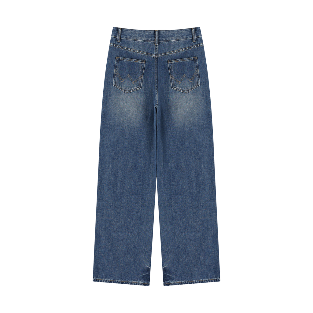 Women’s Vintage Wash Wide Leg Jeans