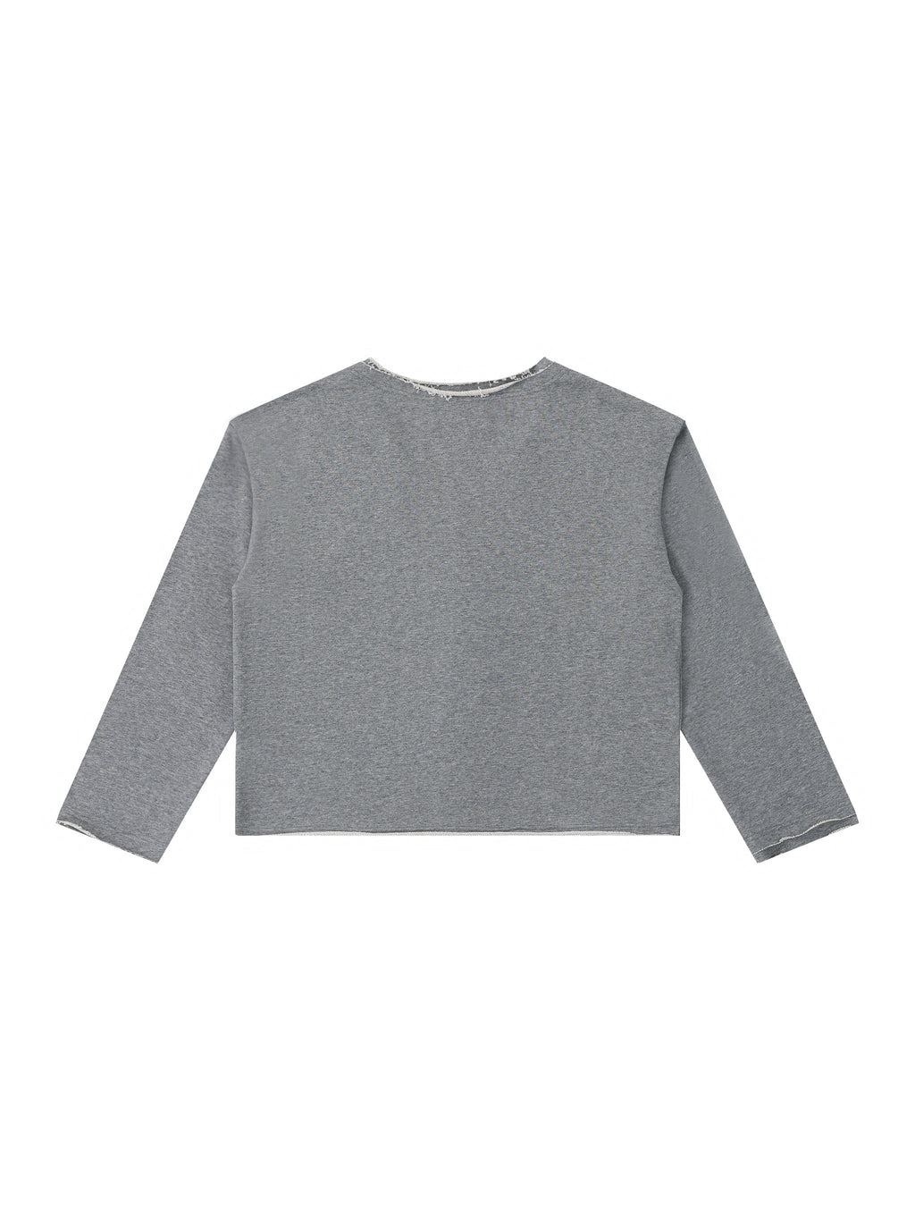 Women's Raw Hem Long Sleeve T-Shirt