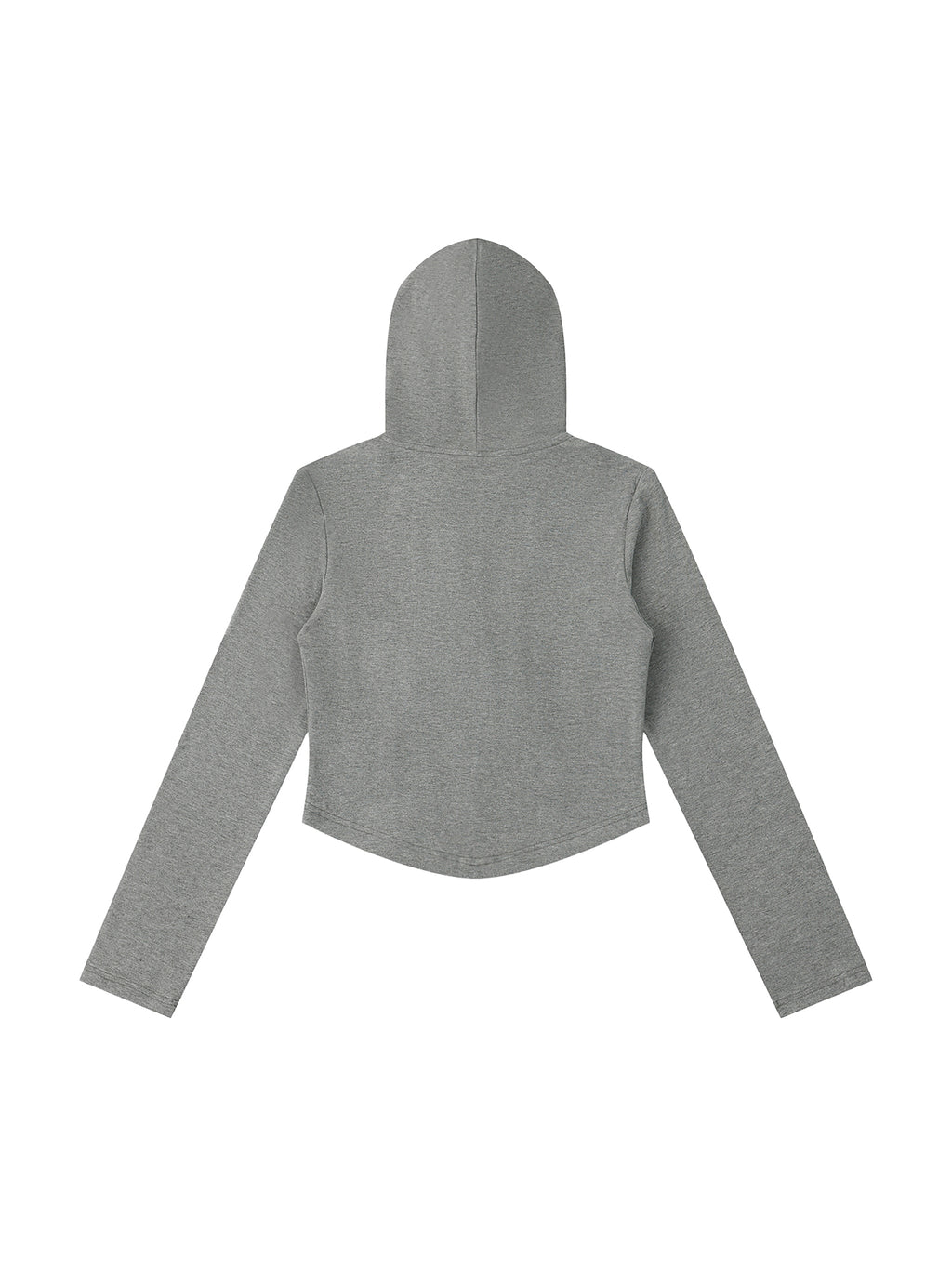 Women's Slim Cropped Full Zip Hoodie
