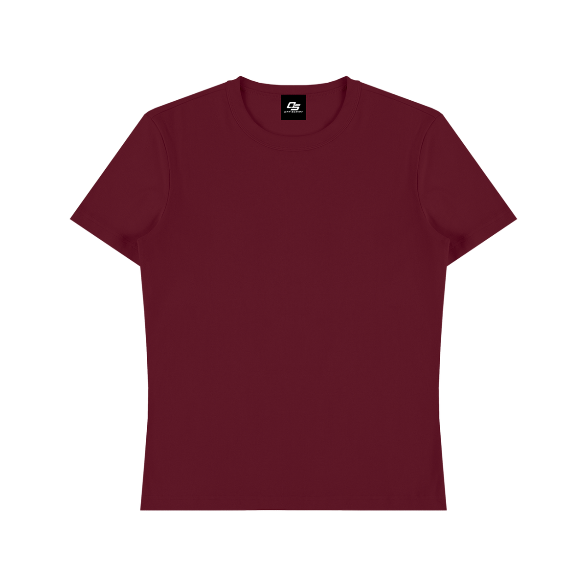 Wine Red Unisex Heavyweight Cotton T-Shirt front product view