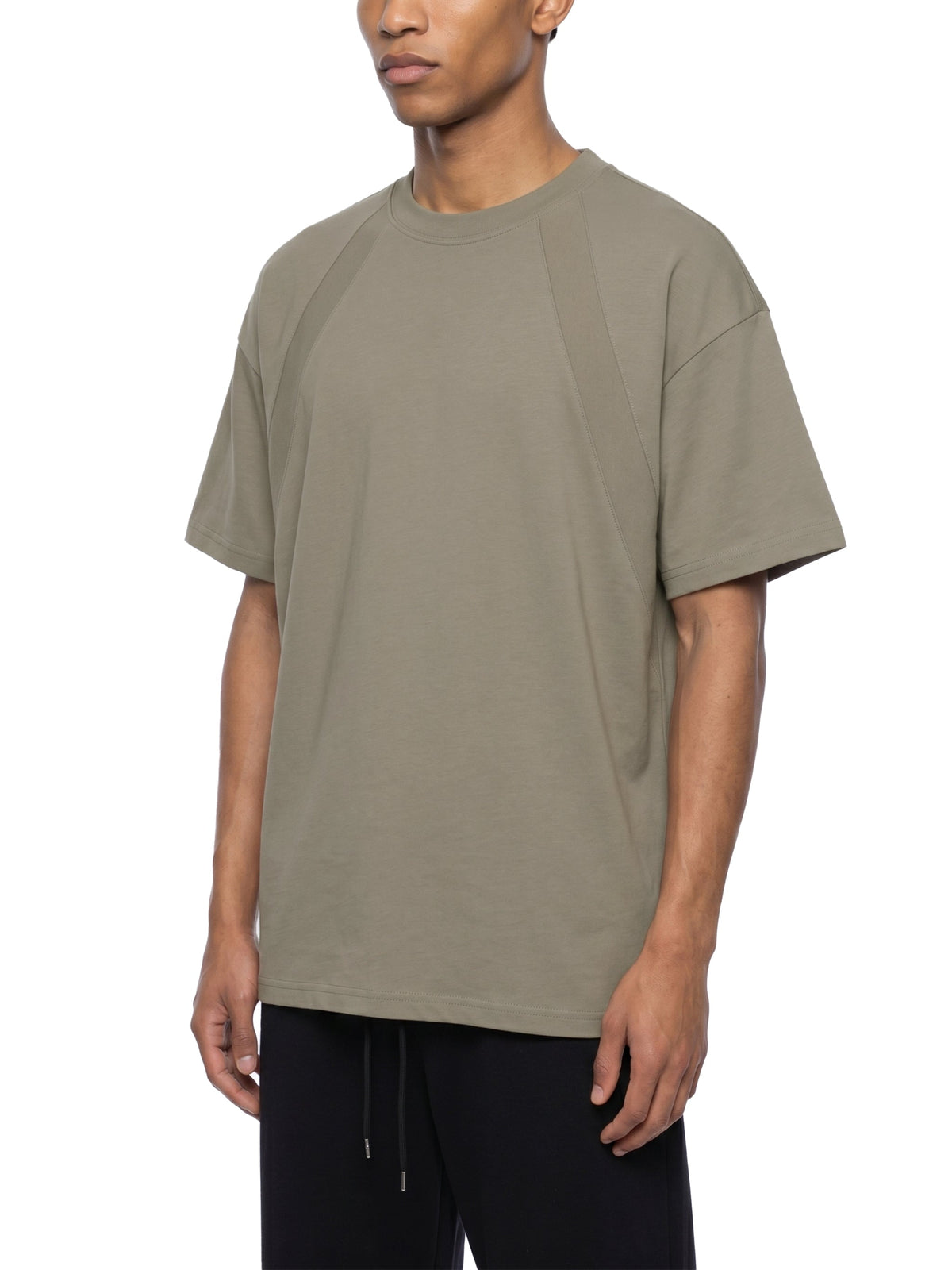 Unisex Tonal Paneled Performance T-Shirt