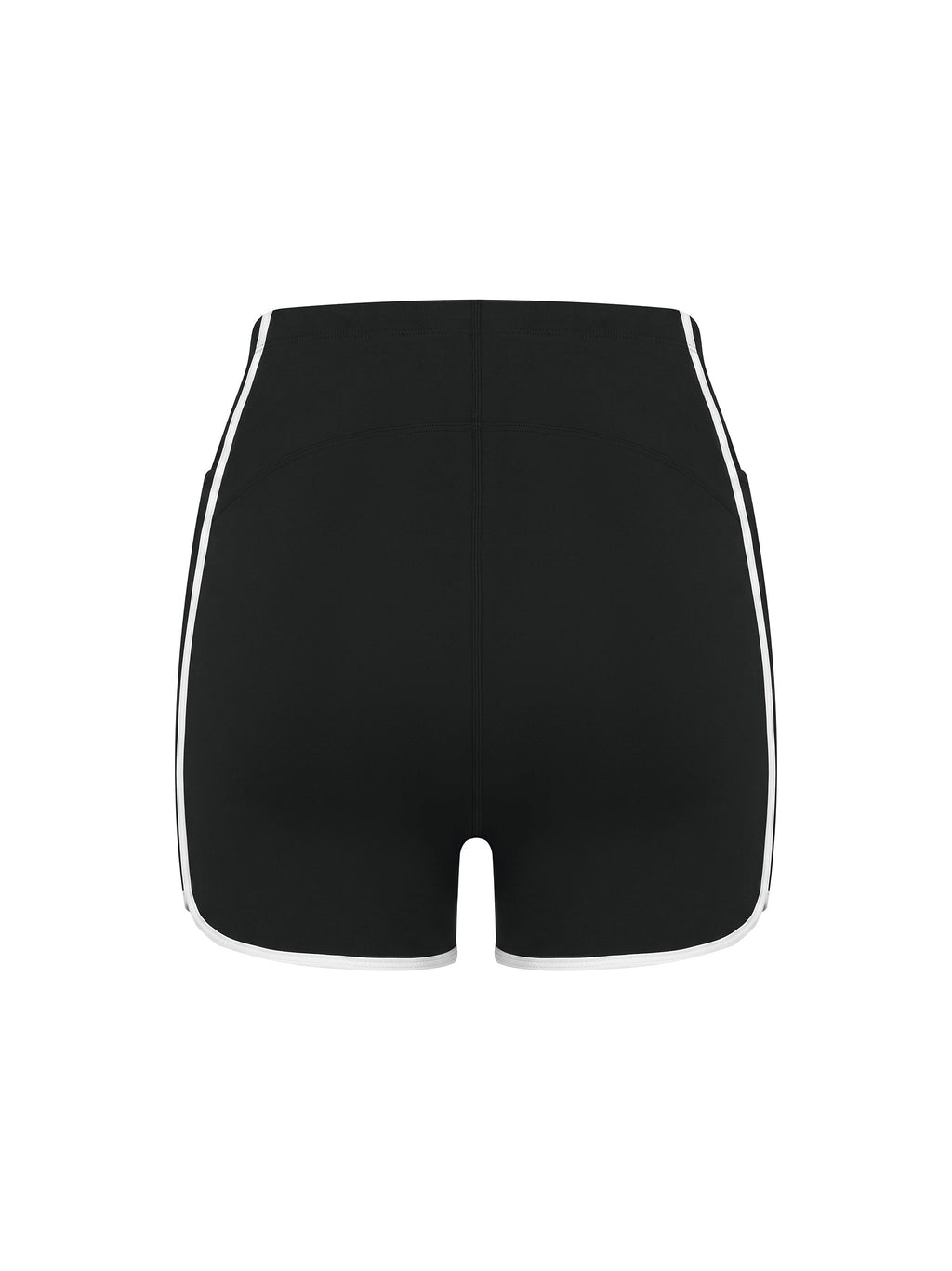 Women's High Rise Color Block Yoga Shorts