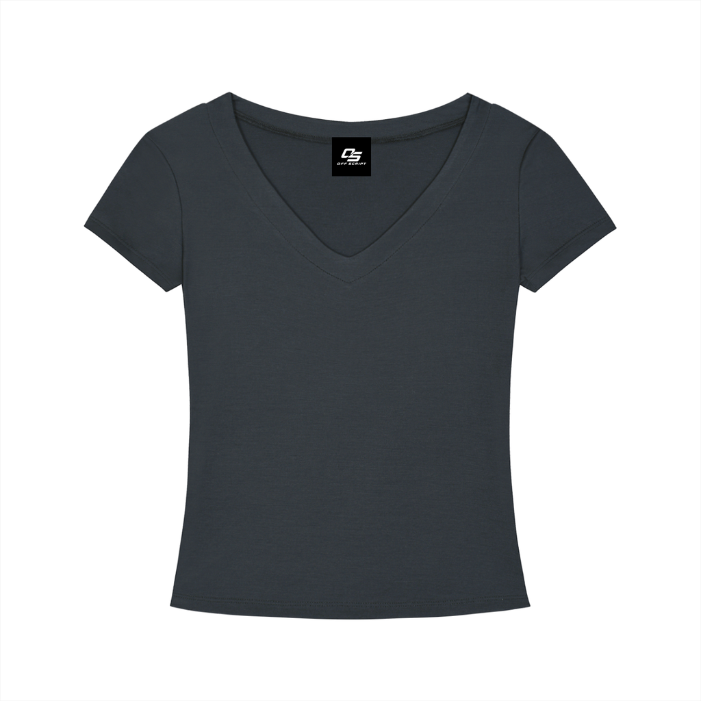 Women’s Tencel Slim Fit V-Neck T-Shirt