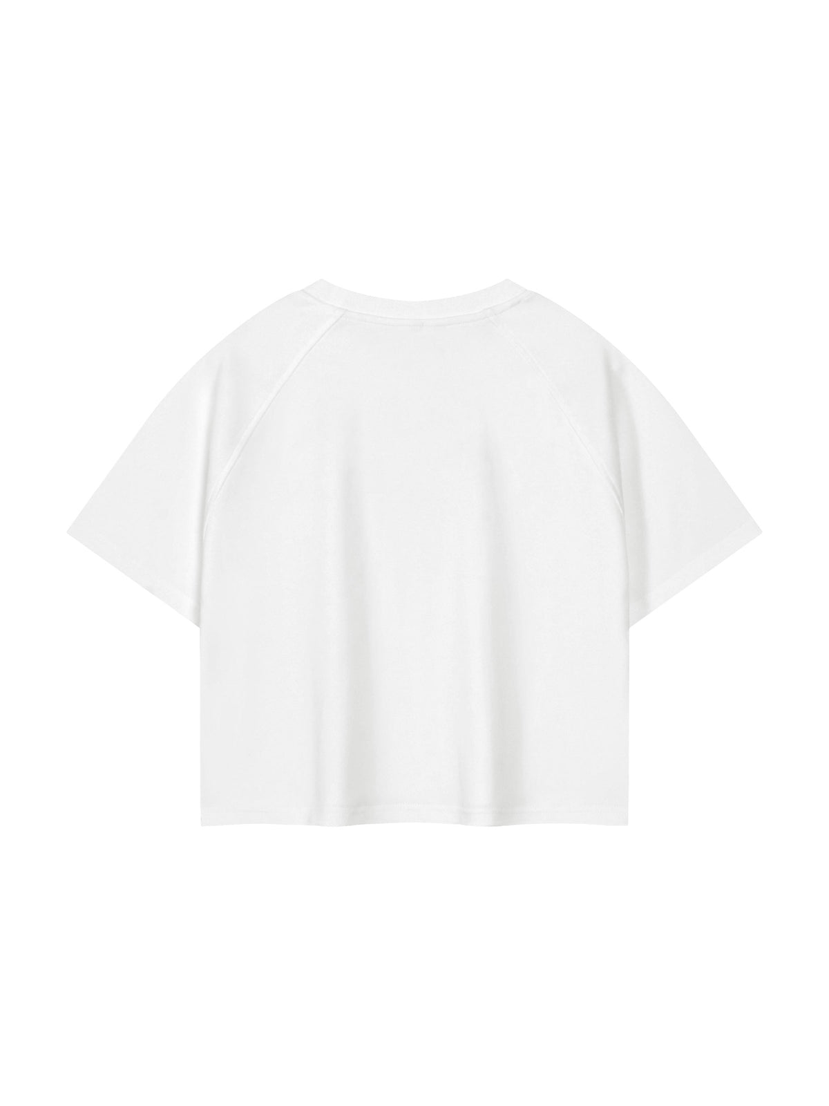 Women's Mineral Wash Raglan Crop T-Shirt