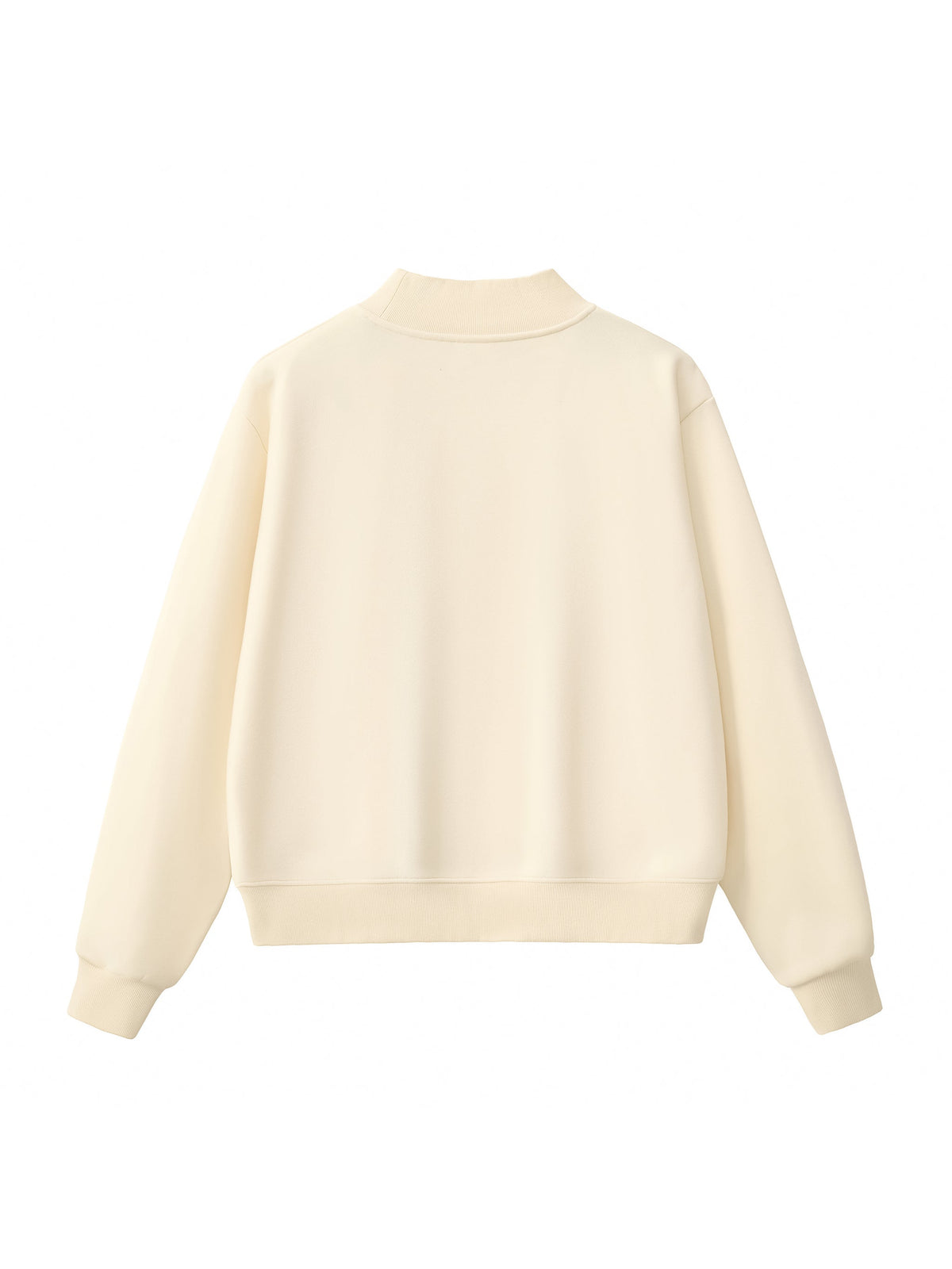 Essential Fleece Mock-Neck Crew Sweatshirt – product view 11
